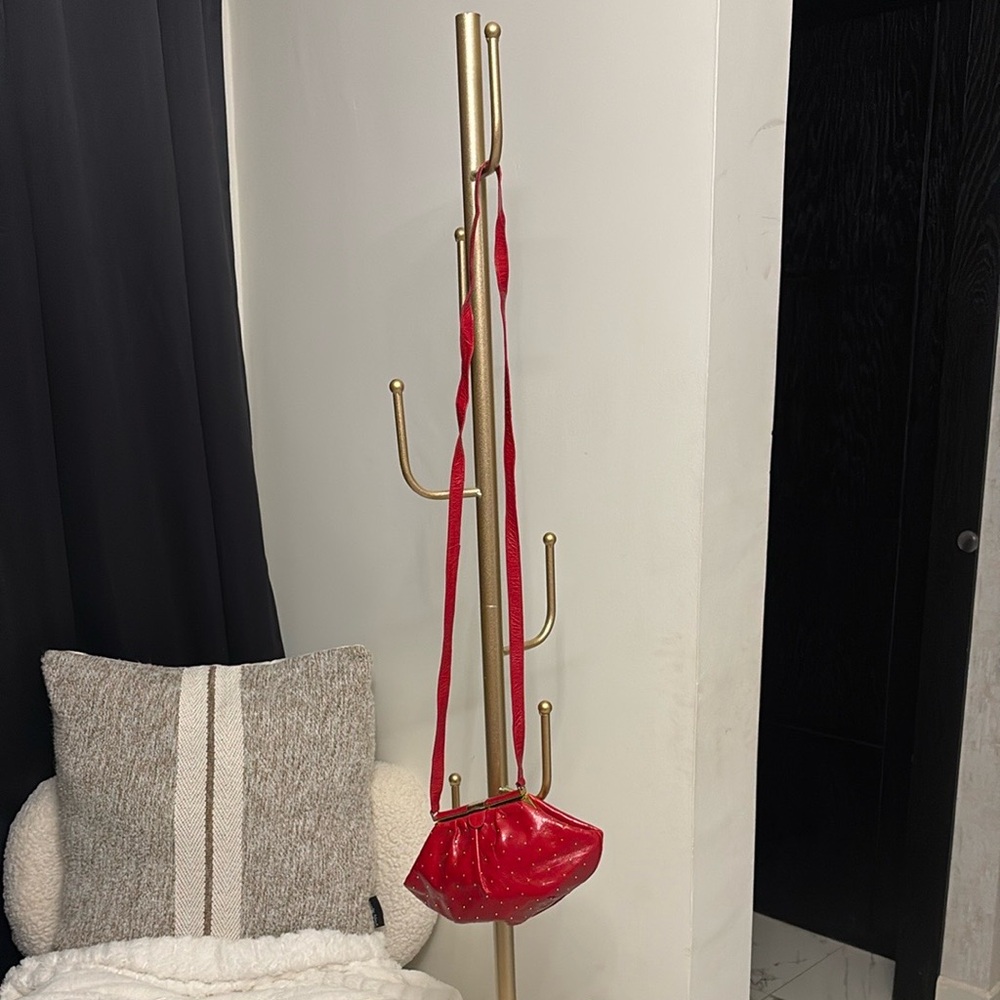 Rare Vintage Stuart Weitzman Red Clutch/bag - Picture 2 of 6